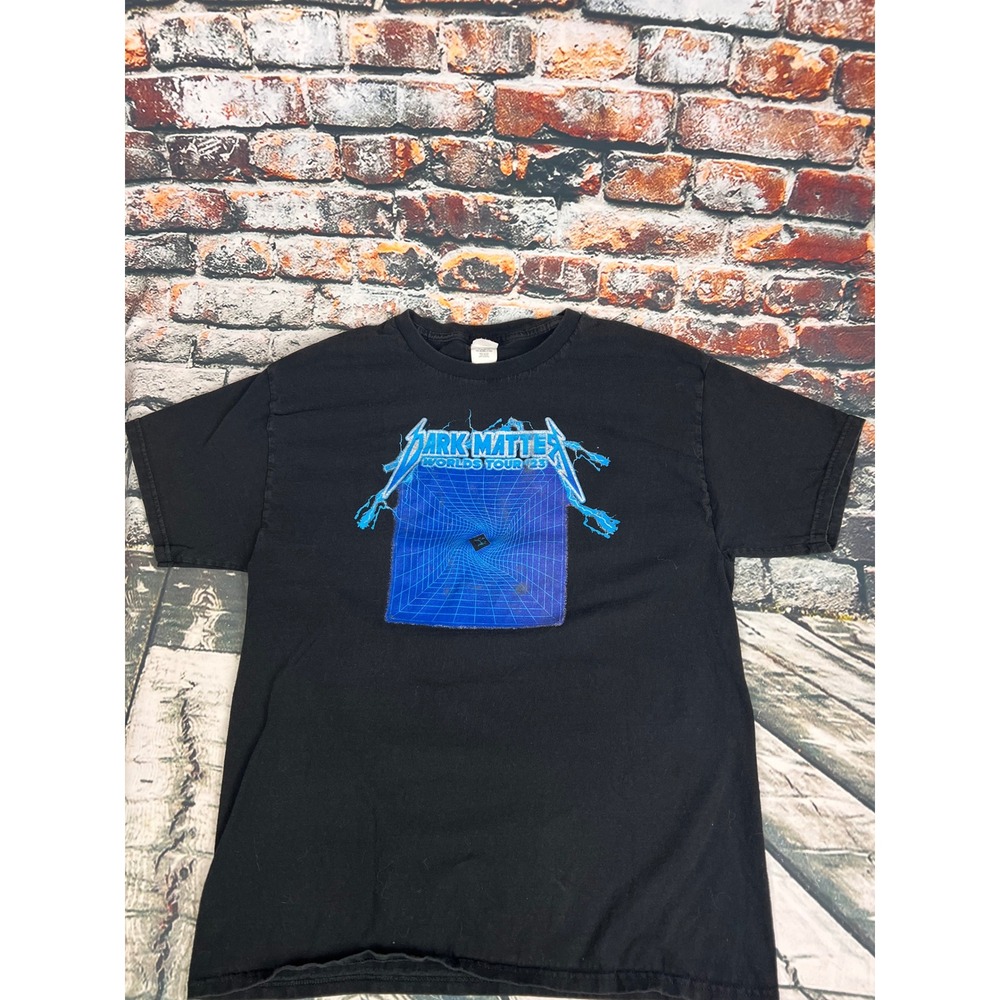 Hanes Dark Matter Worlds Tour‎ 23 Graphic T-Shirt Black Mens Large Concert Tee